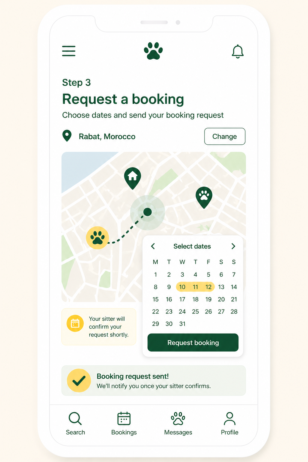 Request a booking